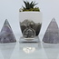 Purple Fluorite Narrow Pyramid- (2" Tall)