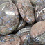 Que Sera (Blue Opal Llianite Galaxy Rhyolite Liberite Glaucophane) Worry Stone - Large Oval