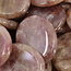 Strawberry Quartz (Red Guava) Worry (Thumb Fidget Relaxation Pocket) Stones - Large Oval