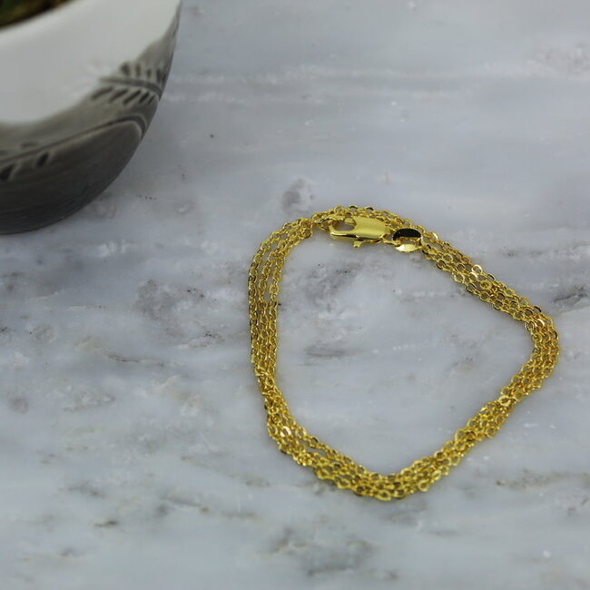 Necklaces - 18" Link Cable Chain (Gold Plated) - Pendants