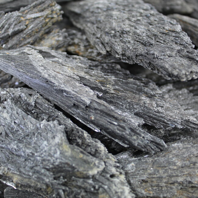 Black Kyanite Fan Large (3"-4") -Rough Raw Natural