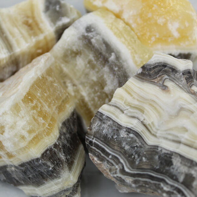 Zebra Calcite Medium - Rough Raw Natural
