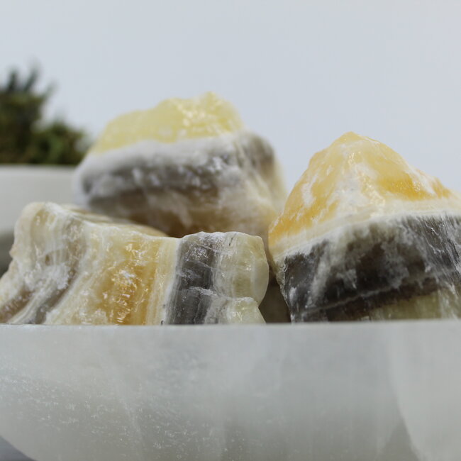 Zebra Calcite Medium - Rough Raw Natural