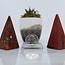 Brecciated Red Jasper Narrow High Pyramid- (2" Tall)