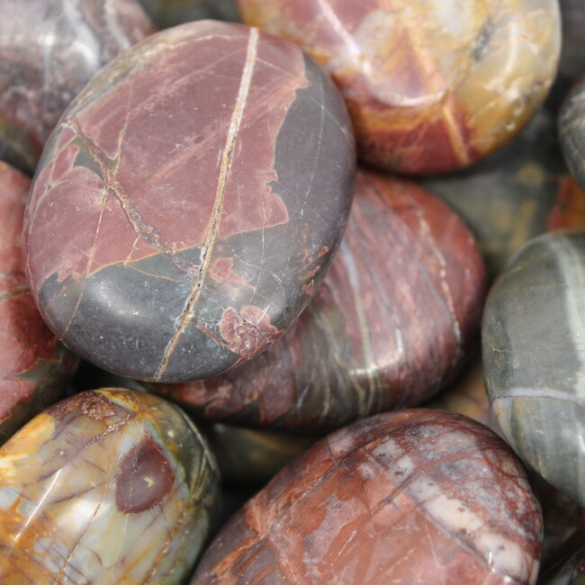 Cherry Creek Jasper Palm Pillow Pocket Stone