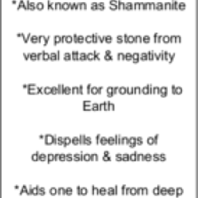 Master Shammanite, Black Calcite - Rough Raw Natural