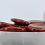 Brecciated Red Jasper Worry (Thumb Fidget Relaxation Pocket) Stones - Large Oval