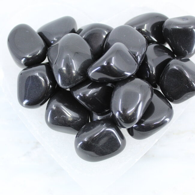 Black Agate - Tumbled Smooth
