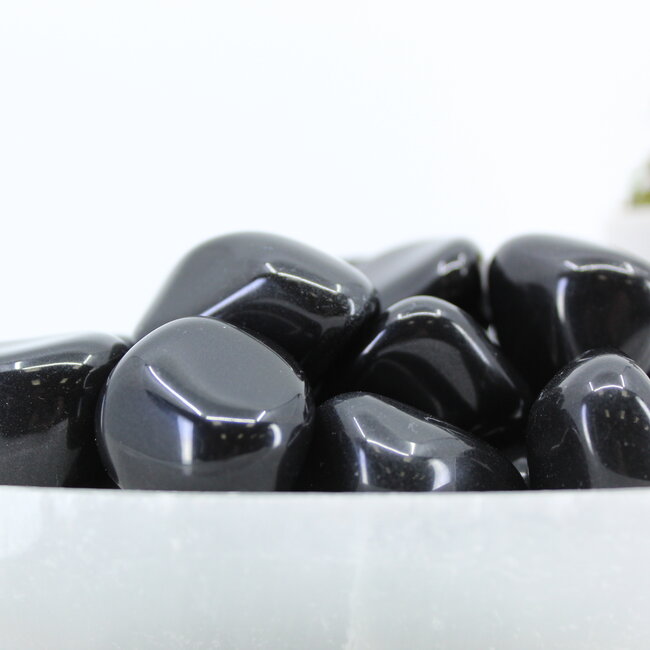 Black Agate - Tumbled Smooth