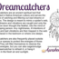 Dreamcatcher Dream Catcher Red Dark Pink Small-Wolf Spirit 3"