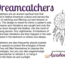 Dreamcatcher Dream Catcher Orange Small-Wolf Spirit 3"