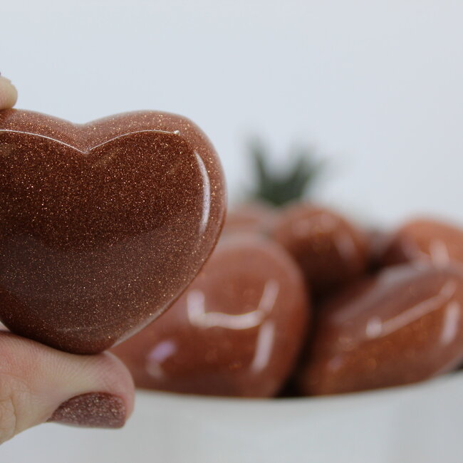 Goldstone Puffy Hearts Goldstone Puffy Hearts