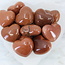 Red Gold Sandstone (Goldstone) Sand Stone Puffy Hearts