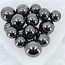 Magnetic Hematite Sphere Orb (Set of 2) 25 - 30mm