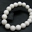 White Barite Bracelet - 10mm