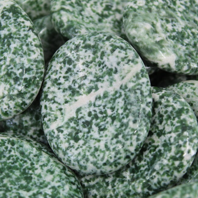 Tree Agate Worry (Thumb Fidget Relaxation Pocket) Stones - Large Oval