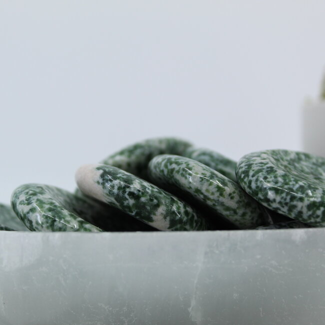 Tree Agate Worry (Thumb Fidget Relaxation Pocket) Stones - Large Oval