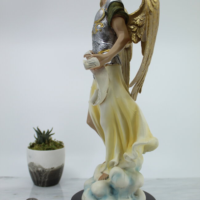 Archangel Gabriel Color Statue 12 inch