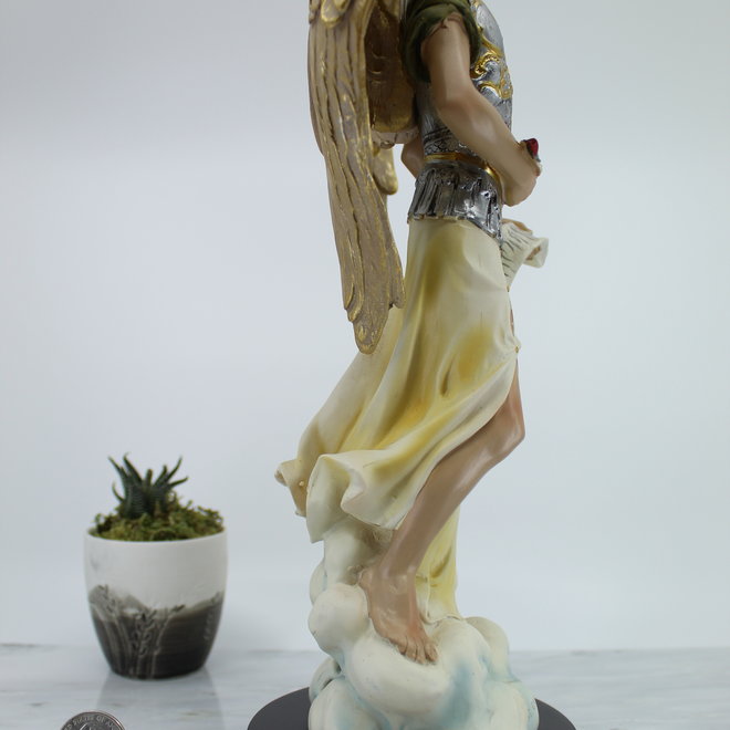 Archangel Gabriel Color Statue 12 inch