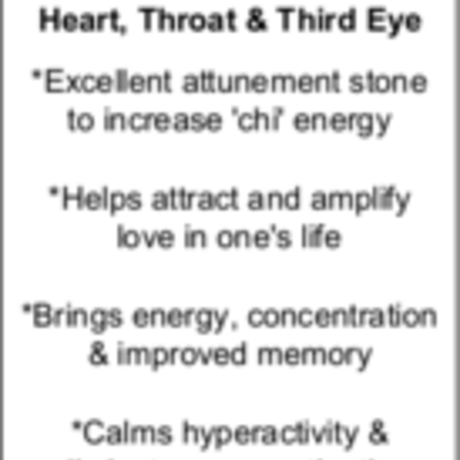 Ruby in Kyanite Large Heart