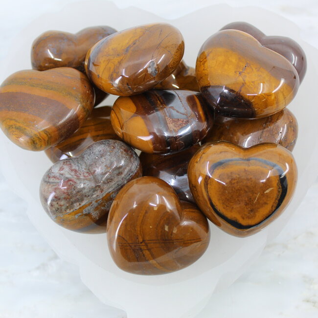 Desert Sunstone Sun Stone Puffy Hearts