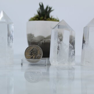Clear (Crystal) Quartz Towers Points Generators - Large (4-5")