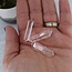 Clear (Crystal) Quartz Double Terminated DT Points - Mini Grid Faceted