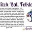 Orange , Gray and Red Specula Spirit Friendship Gazing Watch Wizard Kugel Witch Balls - Small 4"x 4"