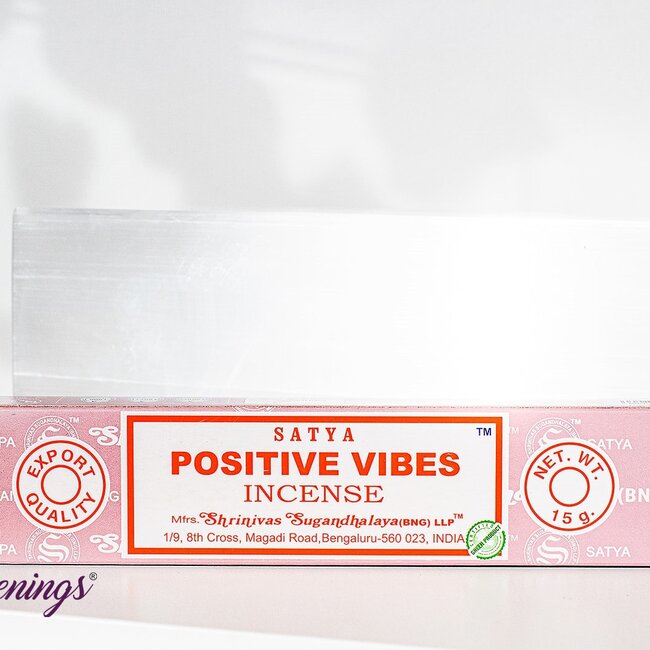 Positive Vibes Incense - 12 Sticks in Box 15g - Satya