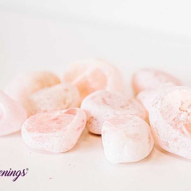 Rose Quartz -  Emma Ema Eggs Palm (Seer Window Stones)