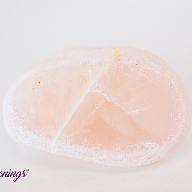 Rose Quartz -  Emma Ema Eggs Palm (Seer Window Stones)