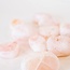 Rose Quartz -  Emma Ema Eggs Palm (Seer Window Stones)