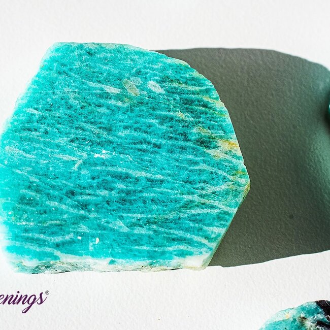 Amazonite Slab- 2" (One Side Polished)