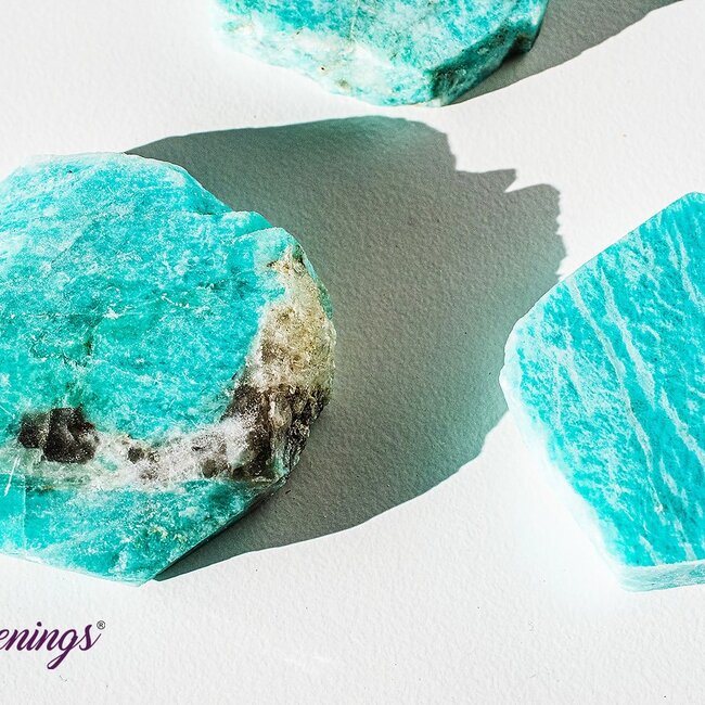 Amazonite Slab- 2" (One Side Polished)