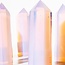 Pink Opalite Tower Point/Generator - (3-4")