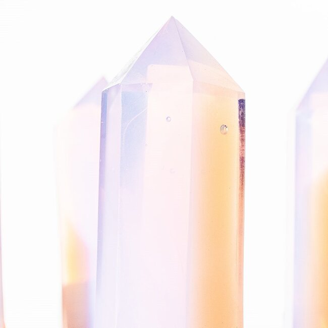 Pink Opalite Tower Point/Generator - (3-4")
