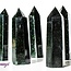 Green Sandstone (Goldstone) Sand Stone Tower Point Generator - Medium (3-4")