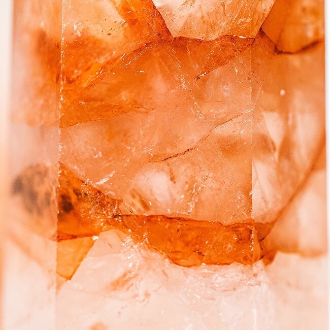 Fire Quartz (Red Hematoid) Tower Point Generator - Medium (2-4")