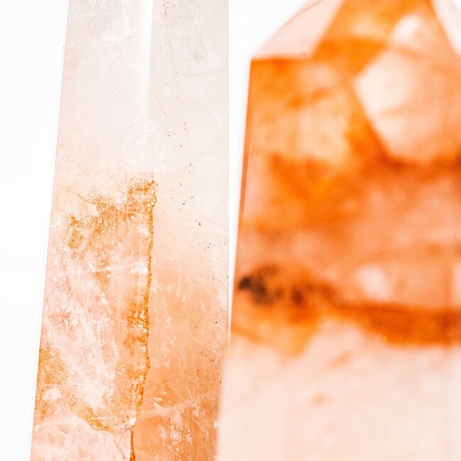 Fire Quartz (Red Hematoid) Tower Point Generator - Medium (2-4")