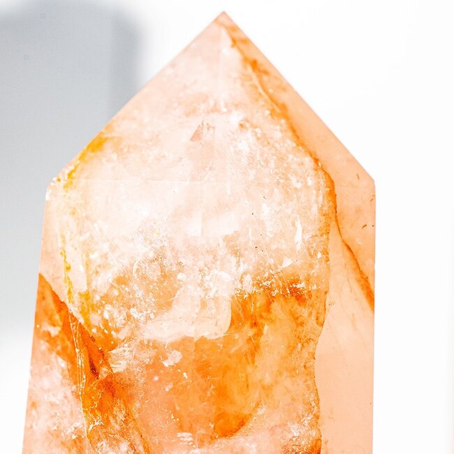 Fire Quartz (Red Hematoid) Tower Point Generator - Medium (2-4")