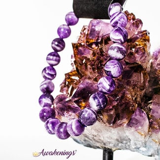 Chevron (Dream) Amethyst Bracelets - 8mm