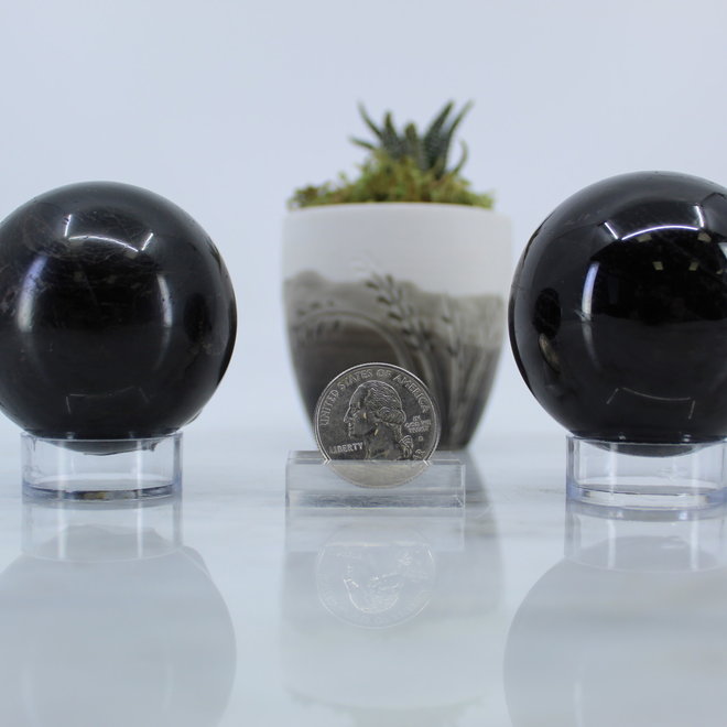 Black Tourmaline Sphere - 50mm