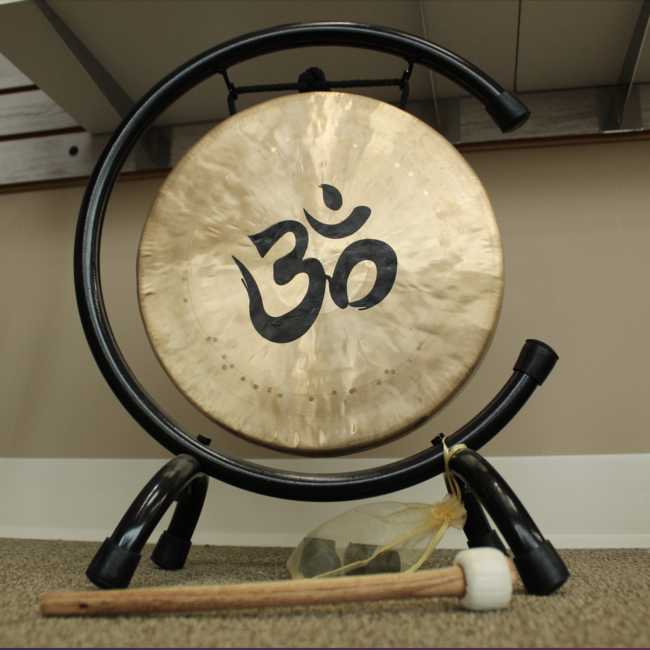 12" Serenity Design-Prana Gong with Stand & Striker