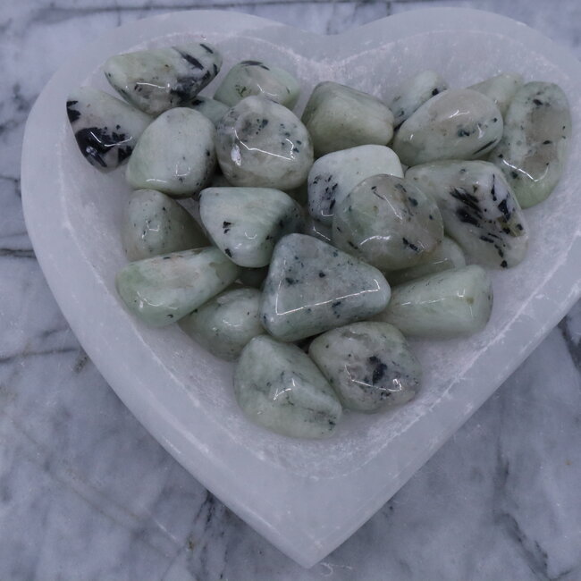 Hiddenite (Green Kunzite) - Tumbled