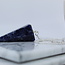 Sodalite Pendulums - Dowsing Hexagonal Faceted Point Divination - Silver Chain Crystal Gemstone