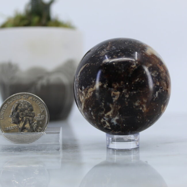 Chocolate/Coke Calcite Sphere Orb- 45mm