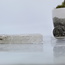 Selenite (Satin Spar Gypsum) Slab Slice Flat - 2.5-4" Medium One Side Polished Translucent