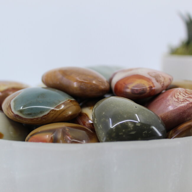 Desert Jasper Polychrome Jasper Hearts- Small