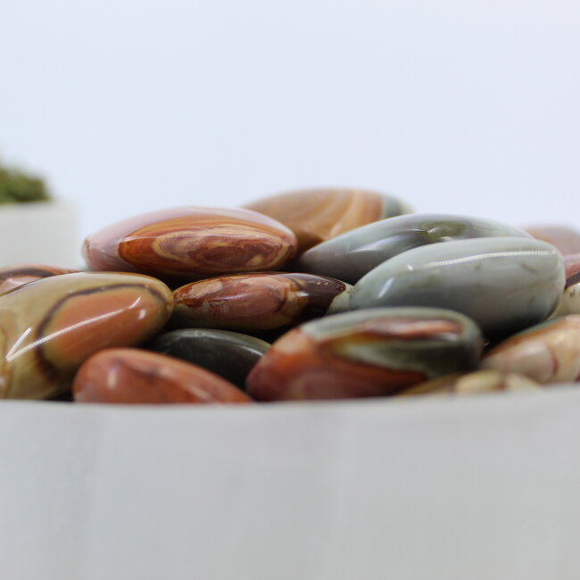 Desert Jasper Polychrome Jasper Hearts- Small