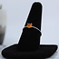 Carnelian Rings - Size 5 Simple Round Claw Prong Set - Sterling Silver